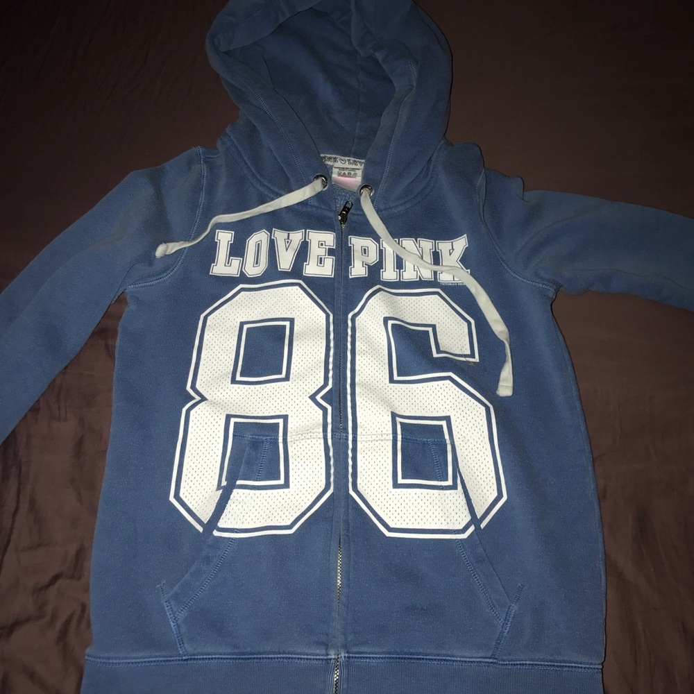 VS PINK ZIP HOODIE
